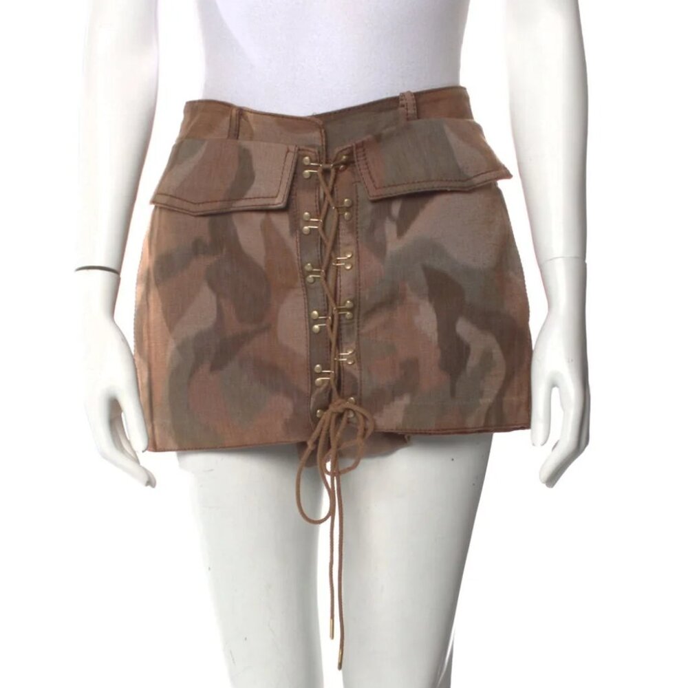 Dion Lee Ikat Camo Cargo Shorts